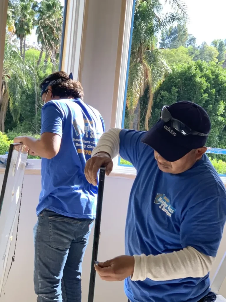 Window Installers at Work